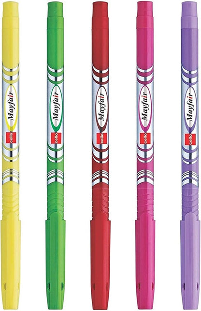 Cello Mayfair Ball Pen Blue Ink - Assorted Colours - ball pen