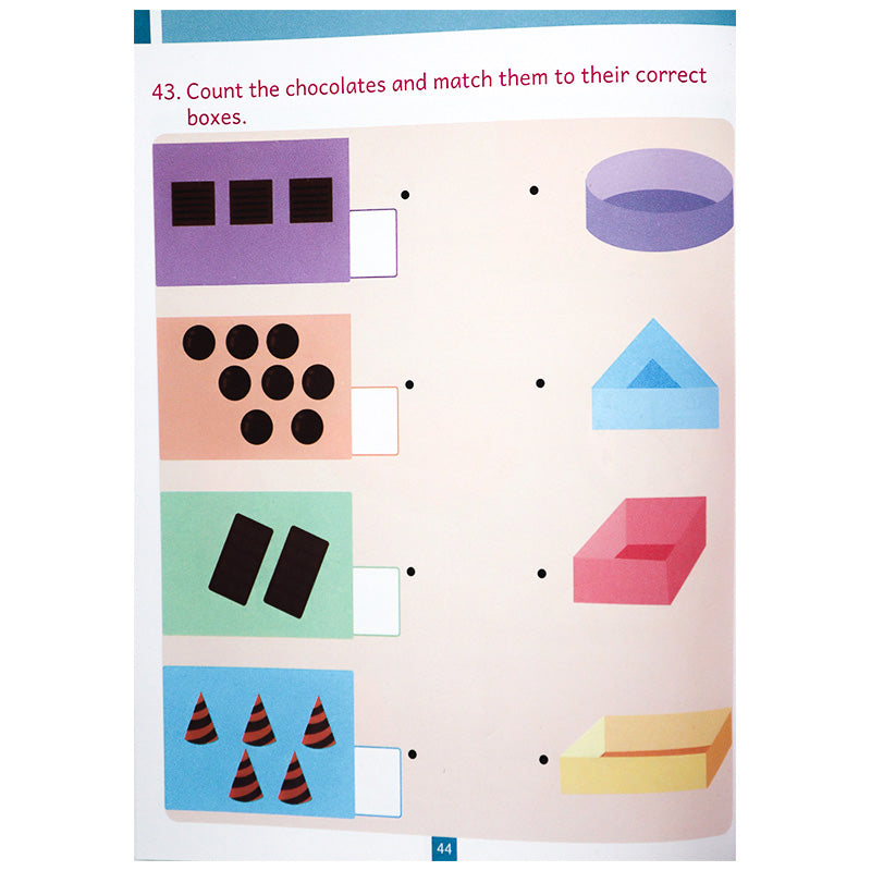 Clever Beaver Series - Maths Activity Workbook for Age 3 +