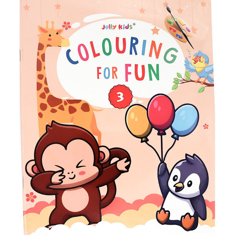 Colouring For Fun – Book 3 - Interactive Colouring Book for Preschool Kids