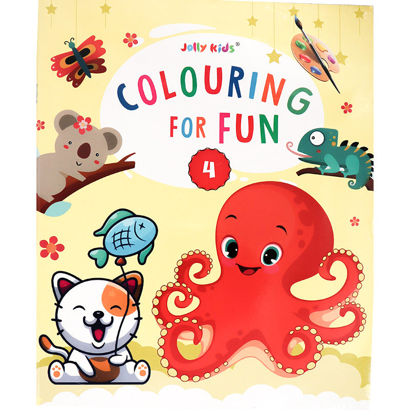 Colouring For Fun – Book 4 - Interactive Colouring Book for Preschool Kids