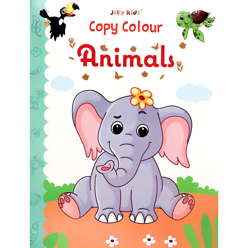 Copy Colour - Animals - Guided Colouring Book for Toddlers & Preschoolers - Kids Colour Book