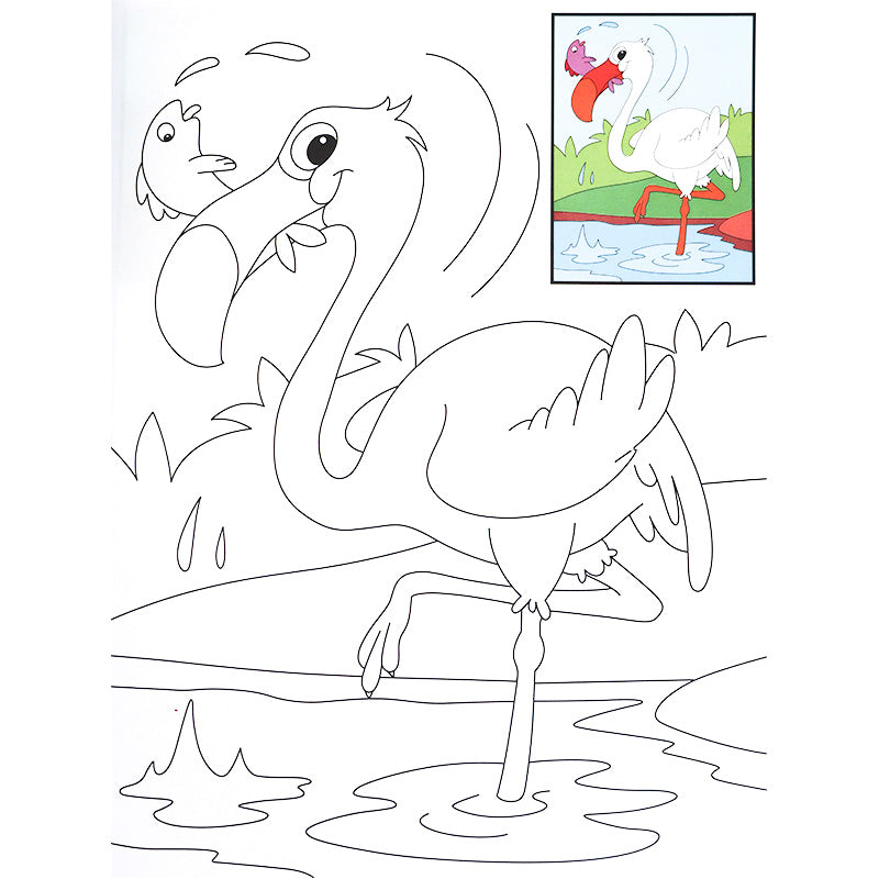 Copy Colour - Animals - Guided Colouring Book for Toddlers & Preschoolers - Kids Colour Book