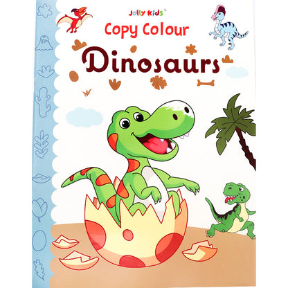 Copy Colour - Dinosaurs - Dino-Themed Colouring Book for Kids