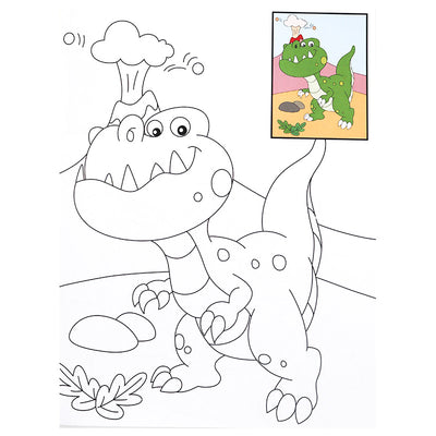 Copy Colour - Dinosaurs - Dino-Themed Colouring Book for Kids