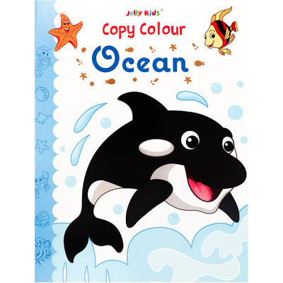 Copy Colour - Ocean - Underwater Colouring Book with Colour References