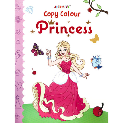 Copy Colour - Princess - Magical Princess Colouring Book with Reference Images - Kids Colour Book