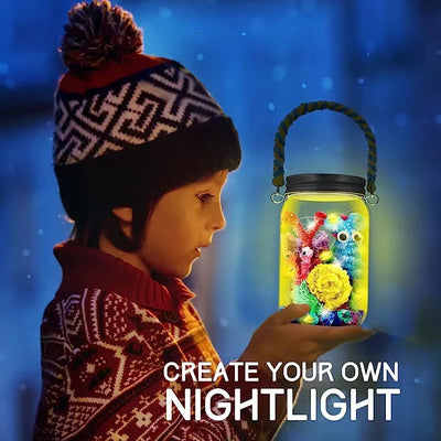 Magical Glow In The Dark Crystal Animals Terrarium Kit