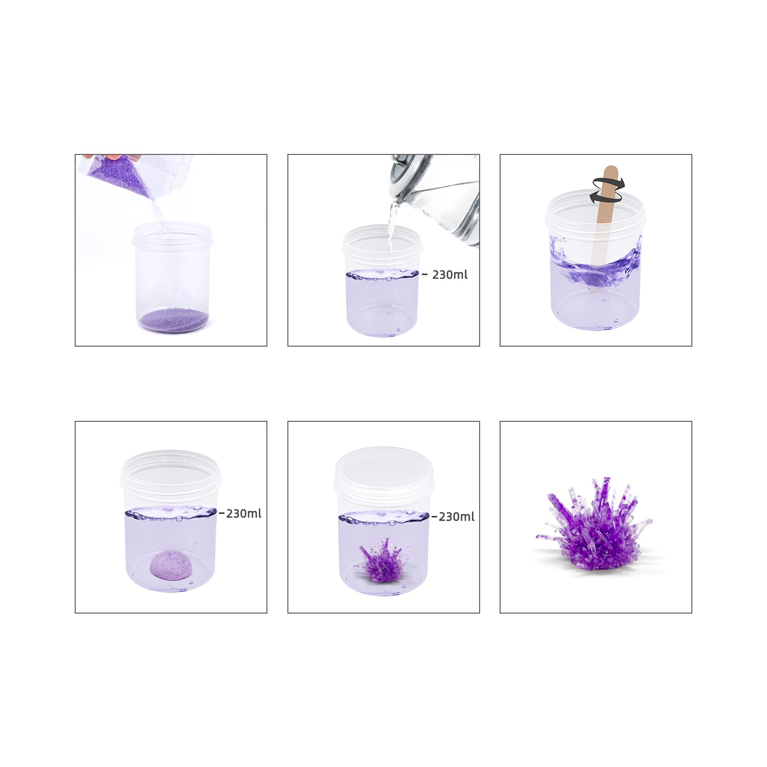Crystal Growing DIY STEM Kit