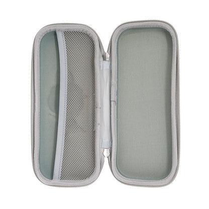 Kawaii Bunny Ears Cute Monster Pencil Case – Soft Beige