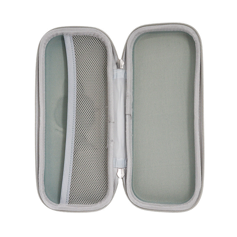 Kawaii Bunny Ears Cute Monster Pencil Case – Soft Beige