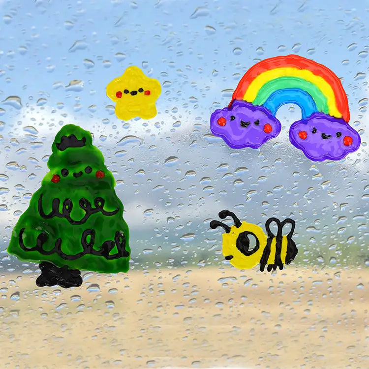 DIY Window Paint Art Kit DIY for kids at home Gift set for kids