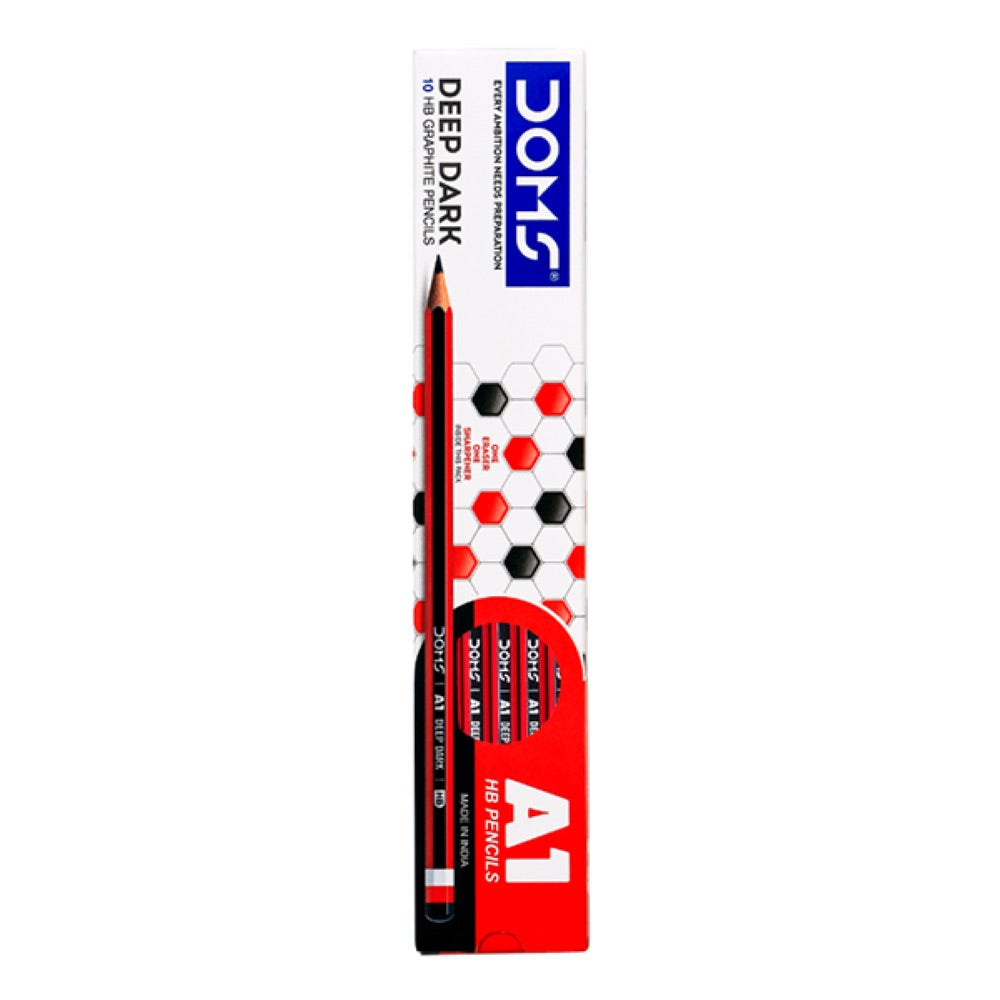 DOMS Premium A1 Deep Dark HB Pencil