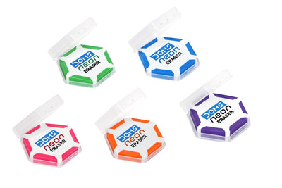 Eraser School Supplies Stationery Neon Colours Eraser
