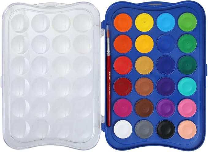DOMS Water Colour Cakes 24 Shades