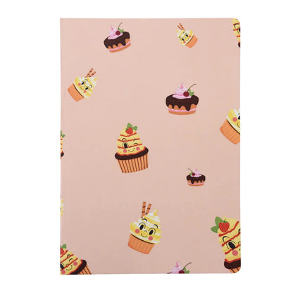 A5 Dessert-Themed Notebooks - Set of 4 Fun Journals for Gifting & Everyday Use - Journals