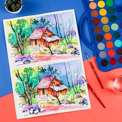 Doms 36 Shades Water Colour Cakes