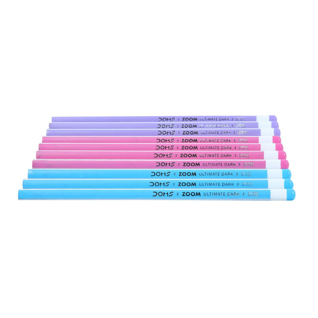 Doms Zoom Ultimate Dark Pencil - Pack of 10 Pencil - Pencils