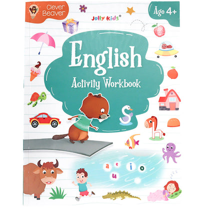 Clever Beaver Series - English Activity Workbook for Age 4 +