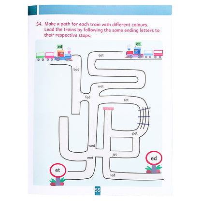 Clever Beaver Series - English Activity Workbook for Age 4 +