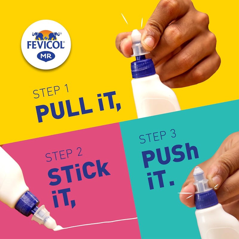 Glue which is easy to use. Safe for kids