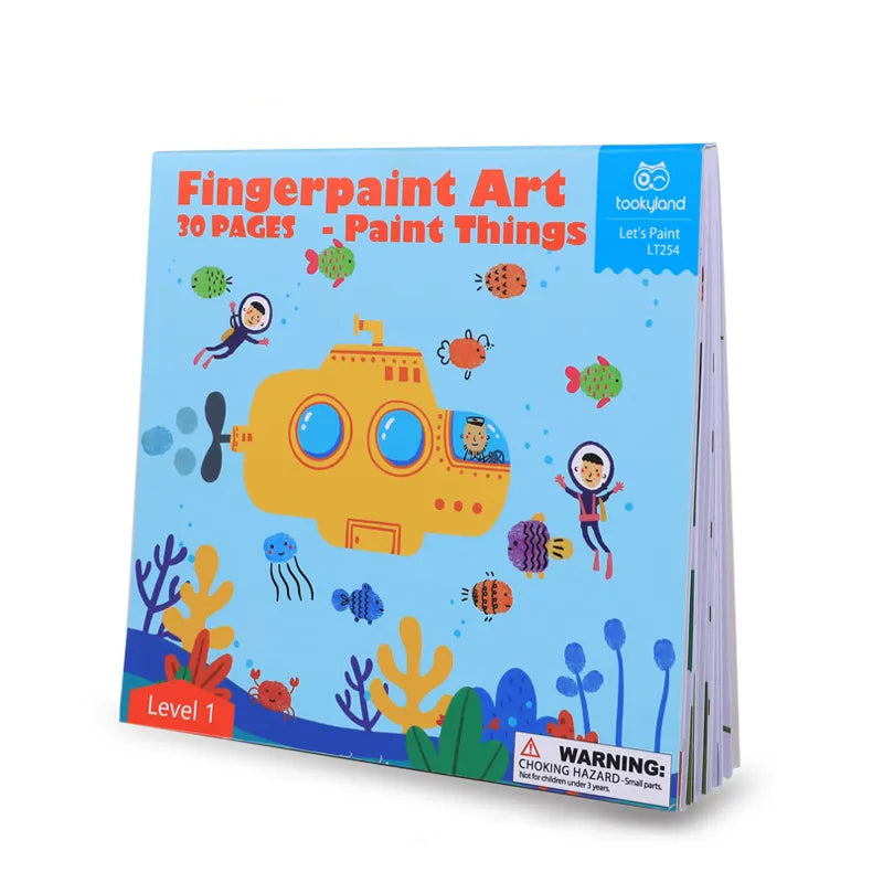 Finger Painting Activity Book
