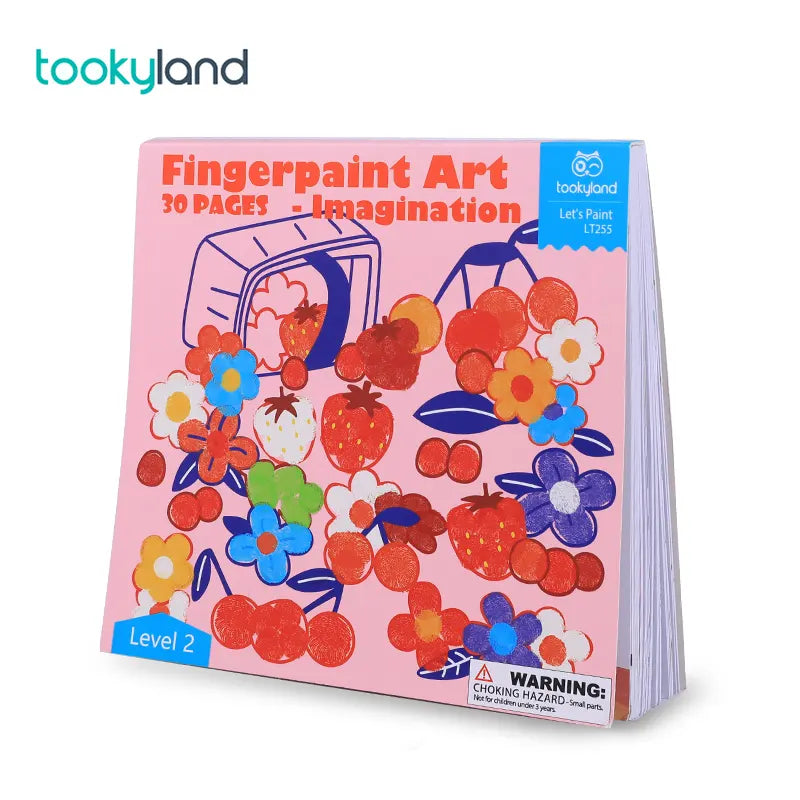 Finger Painting Activity Book 30 pages