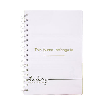 Five minute Journal with feel good Vibes: Showing first page