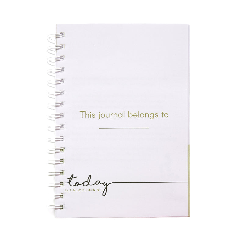 Five minute Journal with feel good Vibes: Showing first page