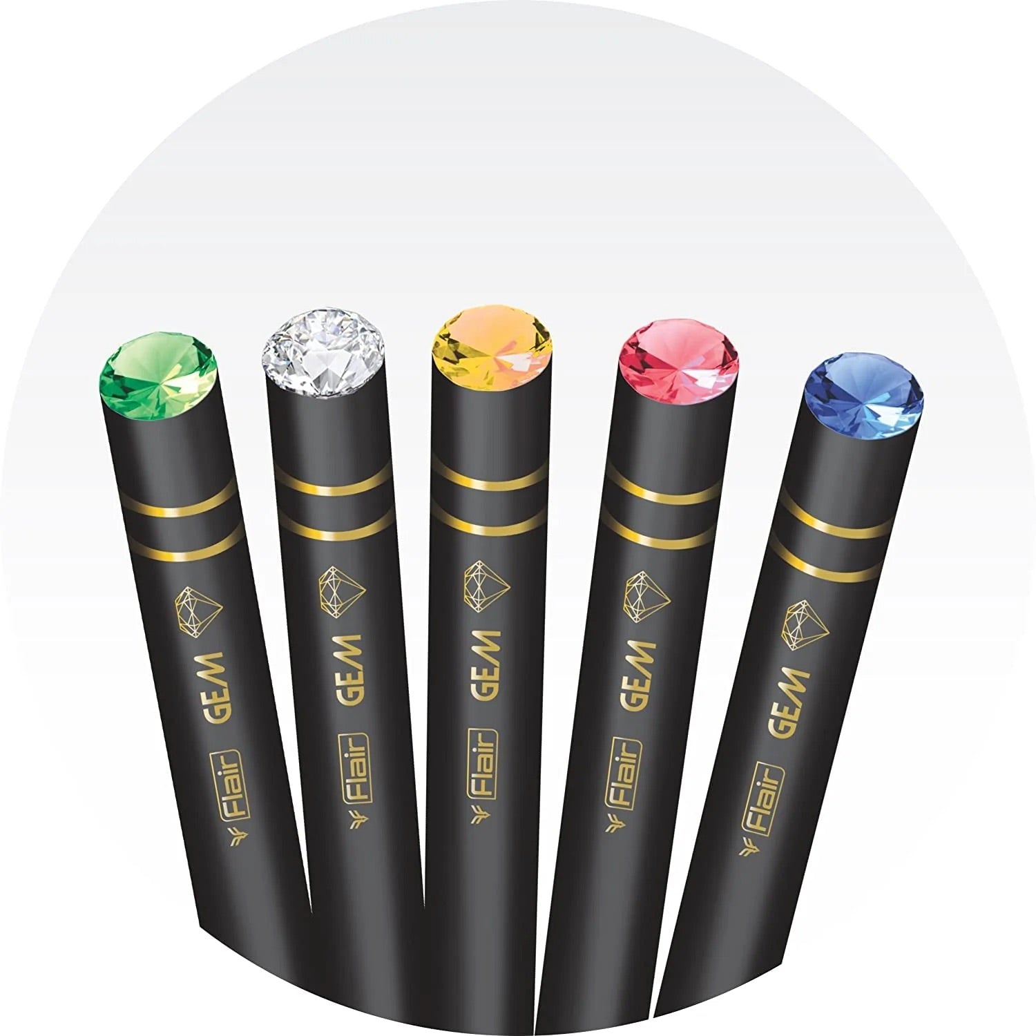 Flair Creative Series GEM 2B Extra Dark Graphite Pencils (Pack of 10) - Pencils