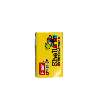 Flair Shell Neon Pencil Sharpener Assorted Colours