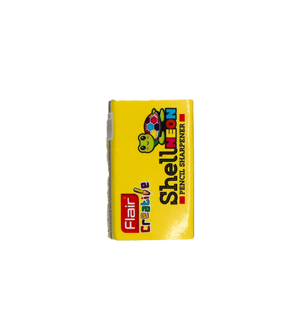 Flair Shell Neon Pencil Sharpener Assorted Colours