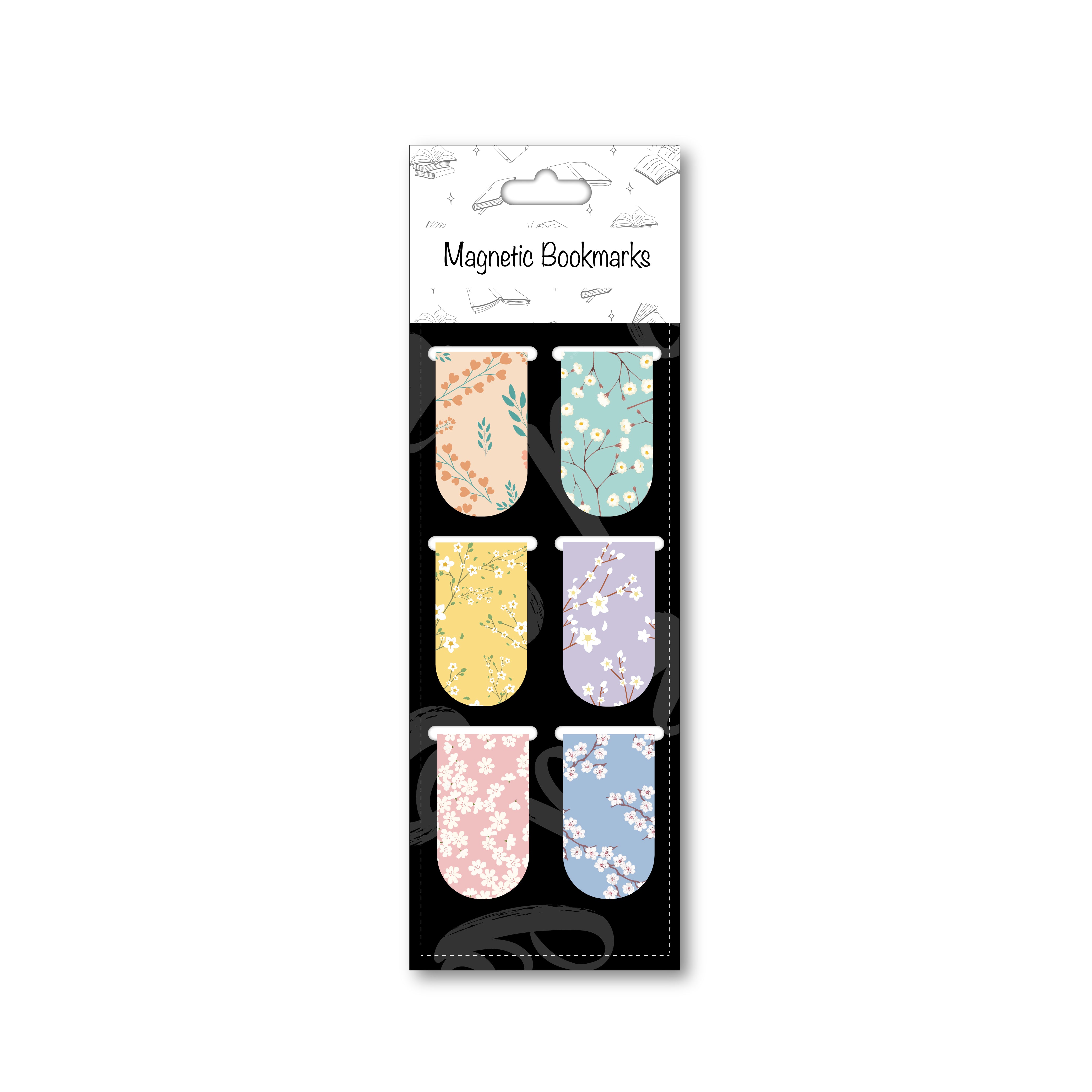 Floral Magnetic Bookmark 