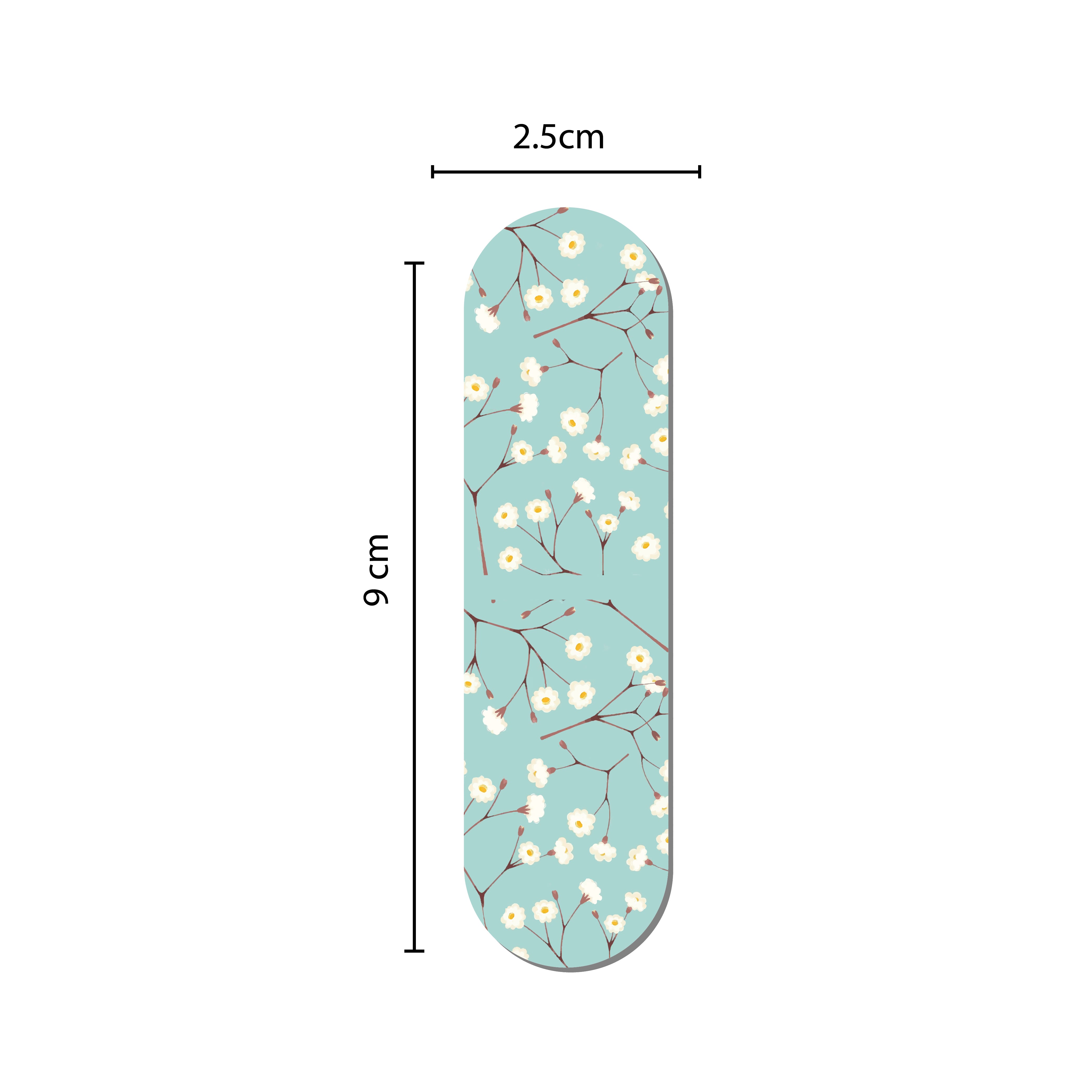 Floral Magnetic Bookmark 