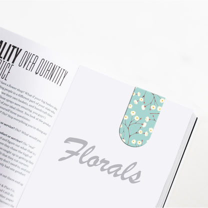 Floral Magnetic Bookmark 