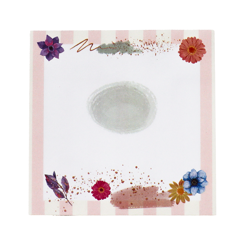 Shabby Chic Flower Sticky Notes