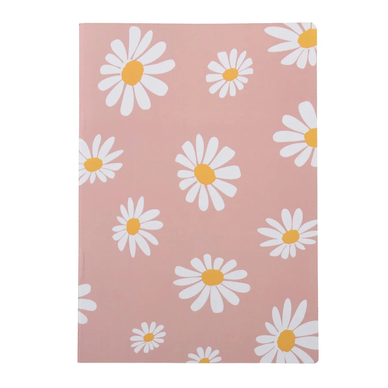 Cute A5 Unruled Notebooks - Set of 4 Floral Design Journals for Writing & Doodling - Journals