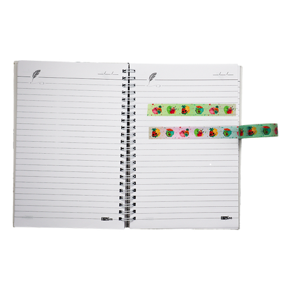 Washi tape perfect for decorating journals and crafts with a fun, summer vibe.