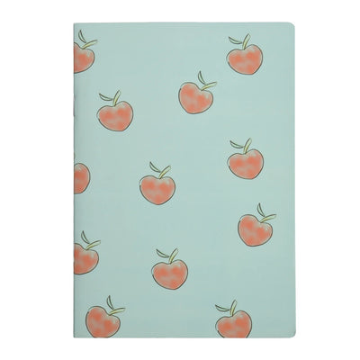 A5 Cute Fruit Notebooks - Set of 4 Unruled Notebooks with Pastel Designs - Notebook
