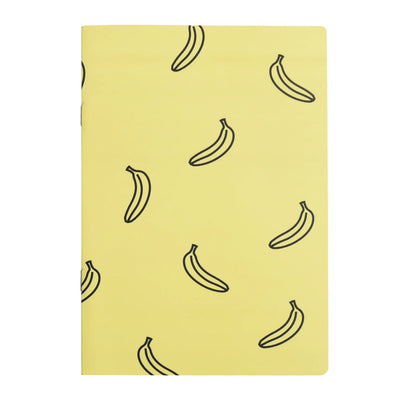 A5 Cute Fruit Notebooks - Set of 4 Unruled Notebooks with Pastel Designs - Notebook