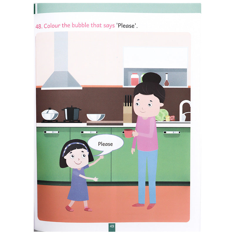 Clever Beaver Series - Good Habits Activity Workbook for Age 3 +
