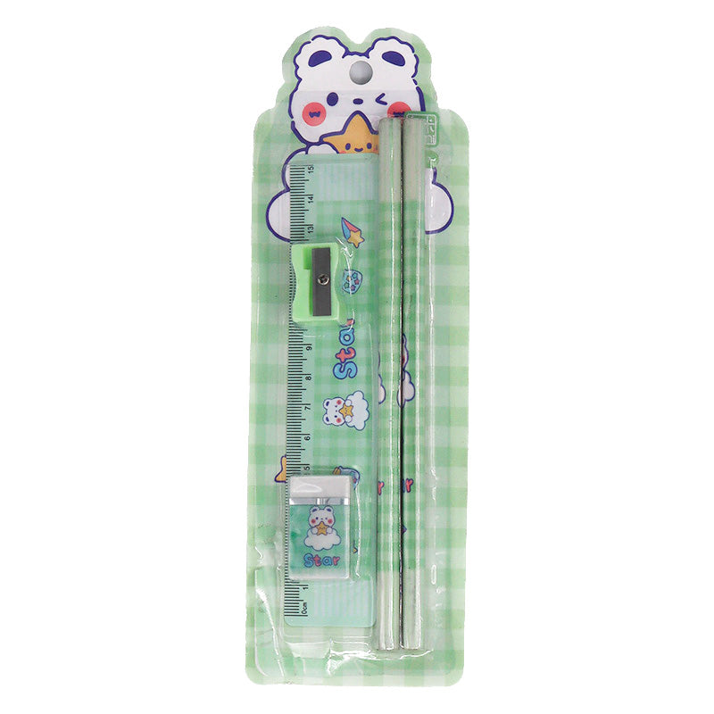 Kawaii Animal Friends 4-Piece Stationery Set 