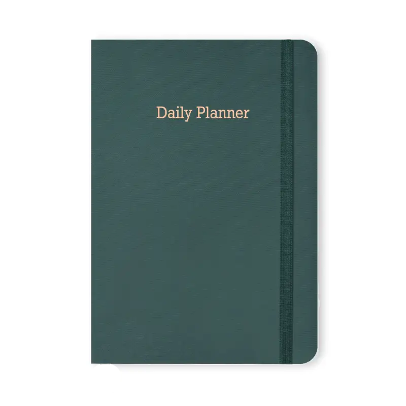 Green daily planner is best for professionals. Premium quality