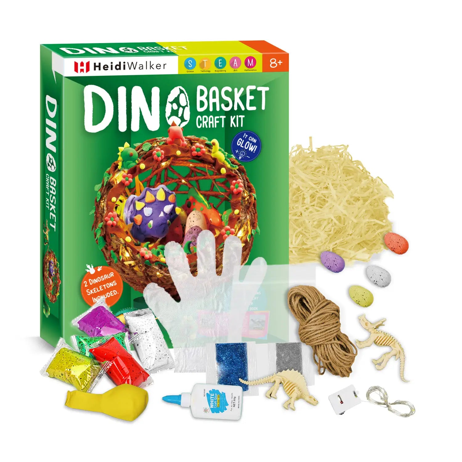 Dinosaur Basket Craft Kit | STEM Set
