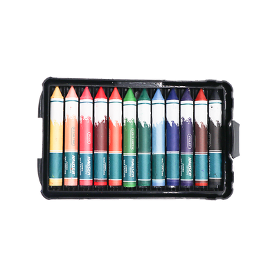 Hauser Artz Jumbo Wax Crayons - 12 Shades