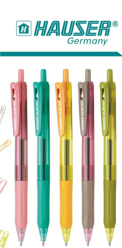 Hauser Clip In Gel Pen perfect pen for students and office use