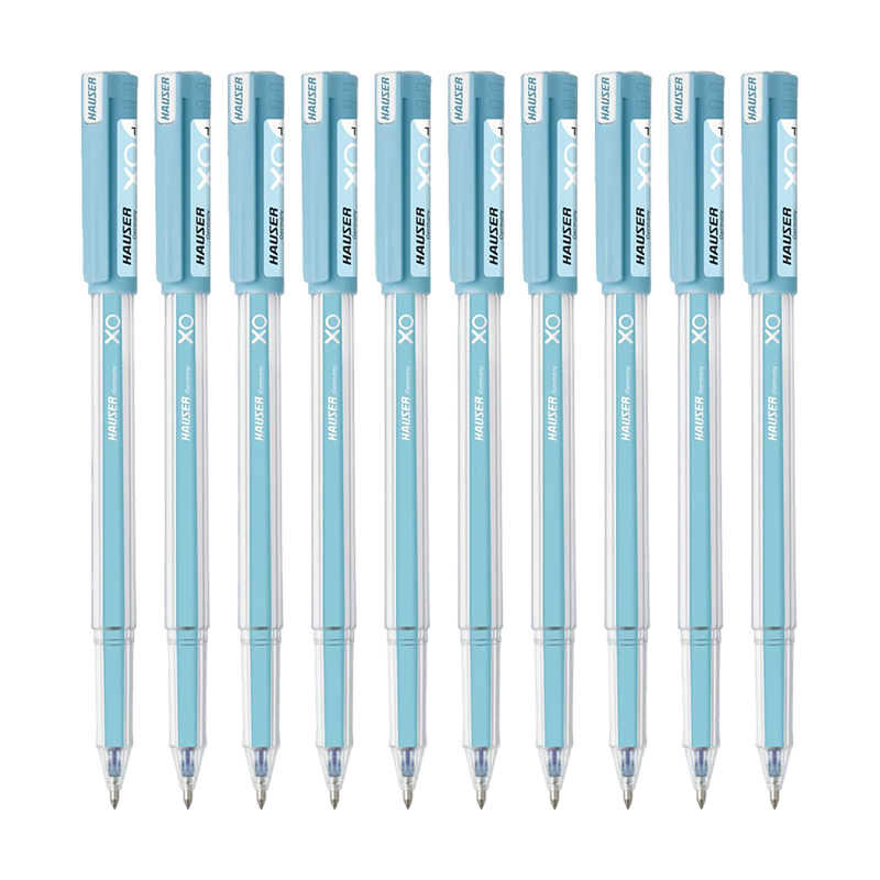 Hauser XO Jumbo Gel Pen Blue Ink - 10 Pens - Gel Pen