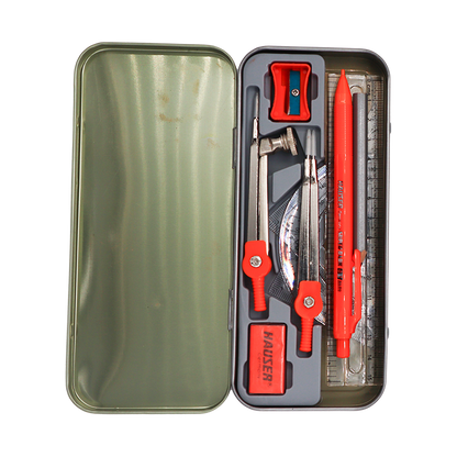 Hauser Tri Matrix Mathematical Drawing Instrument Set