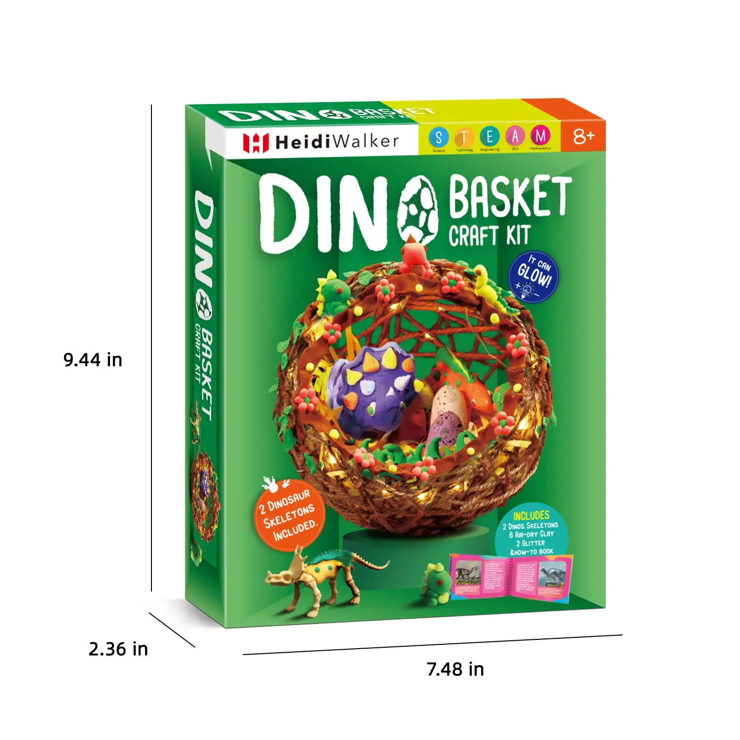 Dinosaur Basket Craft Kit | STEM Set