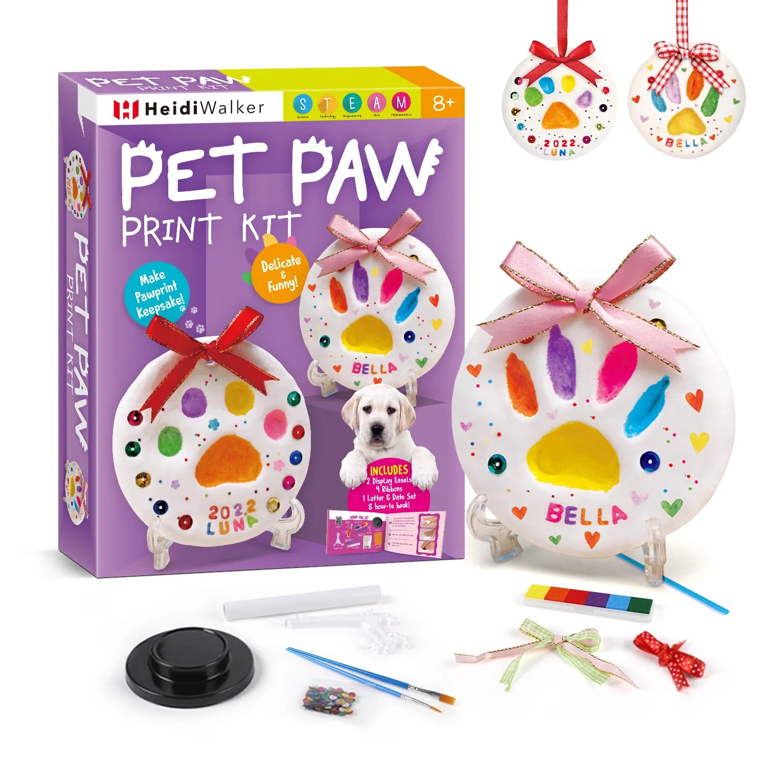 DIY Pet Paw Print Drawing Kit - Educational STEM Set for Kids