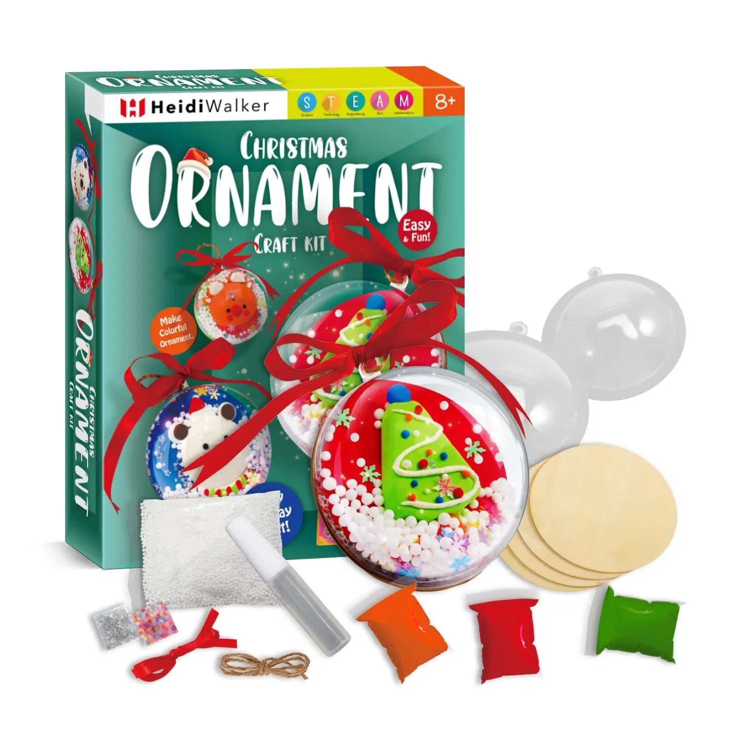 Inflatable Christmas Ornament Craft Kit | Educational STEM Set for Kids